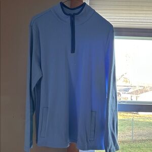 Blair Sky Blue Zip-Up Sweatshirt